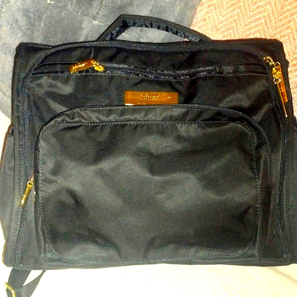 Ju-Ju-Be Black Backpack with Gold Accents
